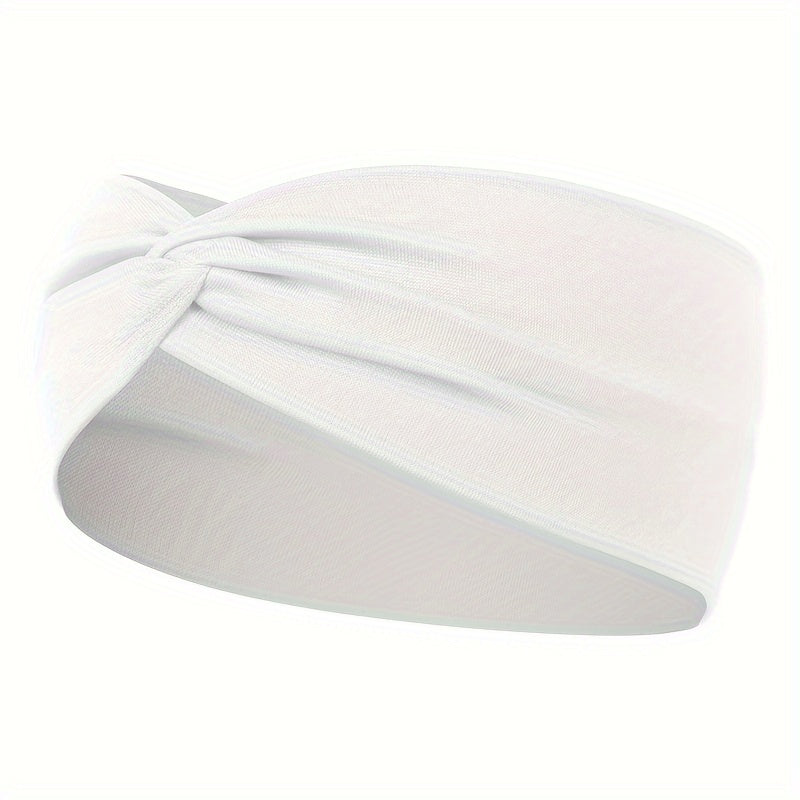 [Elastic Hair Band] 1pc Elastic Sweat Absorbent Hair Band for Yoga Gym Sport