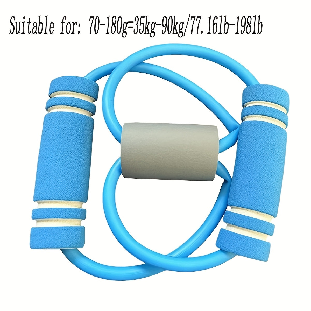 8-shaped Tension Belt With Handles, Elastic Yoga Resistance Band, Chest Expansion Belt For Arm & Leg Stretching, Workout, Yoga, Pilates, Suitable For Beginner Beauty Fashion