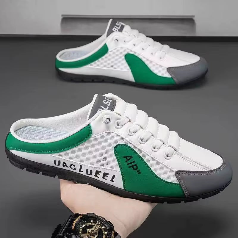 Summer Men'S Half Slippers Trendy New Casual Shoe Light Walking Flats for Men Non Slip Sneaker Hot Sale Man Shoes Zapatos Hombre