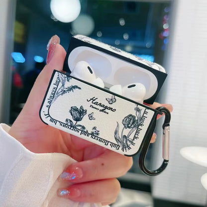 French Vintage Flower for Airpods Pro3 Protective Case Generation, Suitable for Apple Wireless Bluetooth Earphones Case