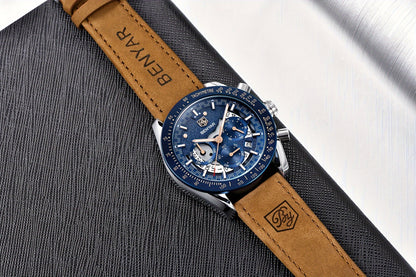 BENYAR Watches For Men Analog Quartz Chronograph Luminous Big Face Mens Watches Business Work Sport Casual Fashion Designer Dress Men'S Wrist Watches Elegant Gift For Men Beauty World Shop