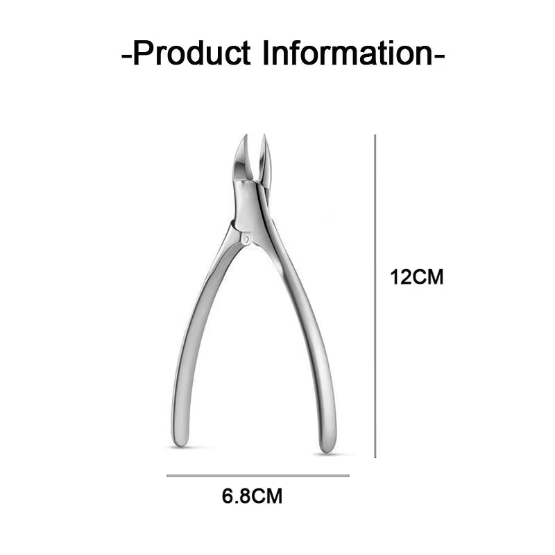 New 1Pcs Professional Nail Clipper Anti-Splash Nail Clippers Nail Scissors Cutter Set Stainless Steel Pedicure Tools ZJJ03