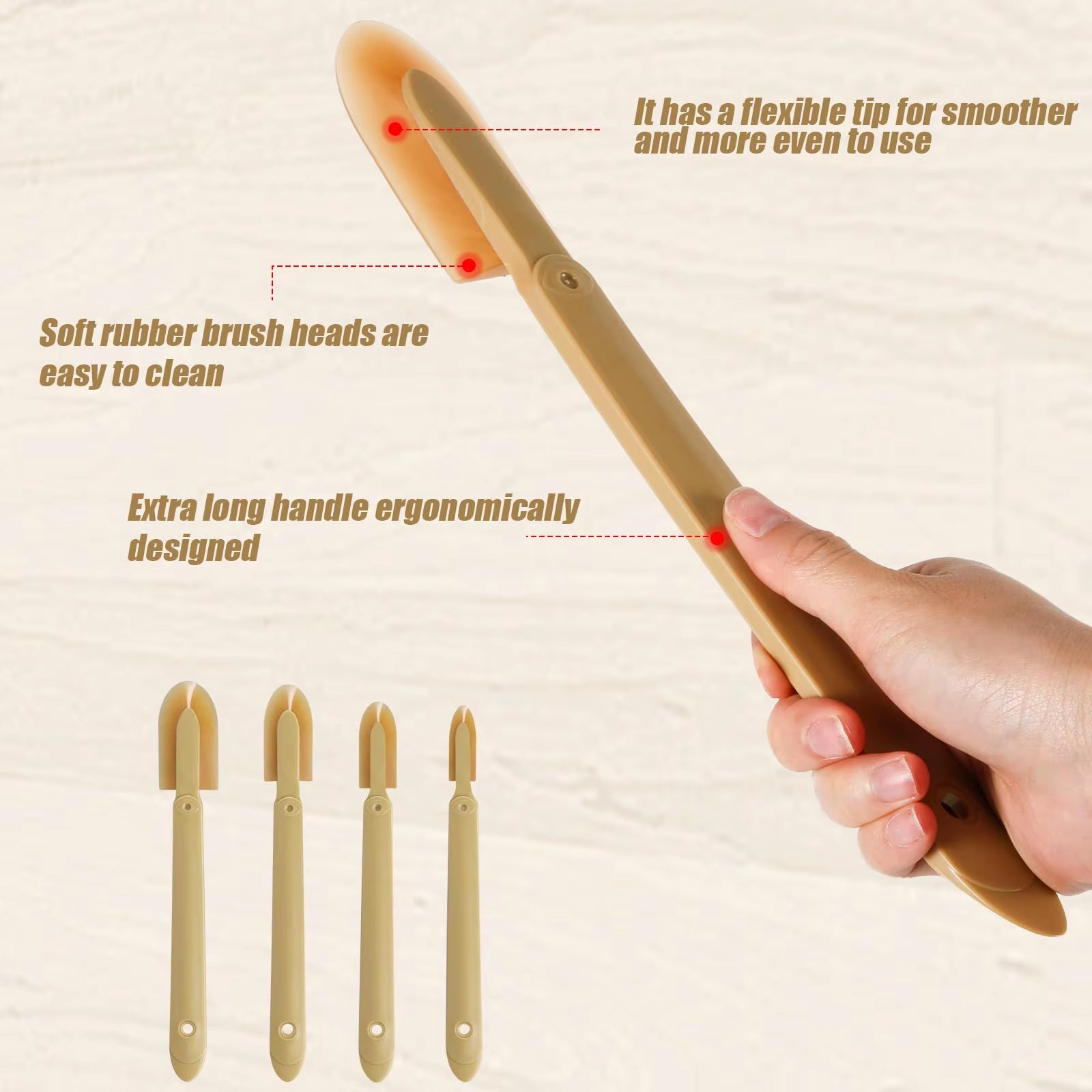 8Pcs Sealant Finishing Tools Rubber Caulk Caulking Silicone Sealant Finishing Tool Extended Length Rubber Spatula Caulking Tool