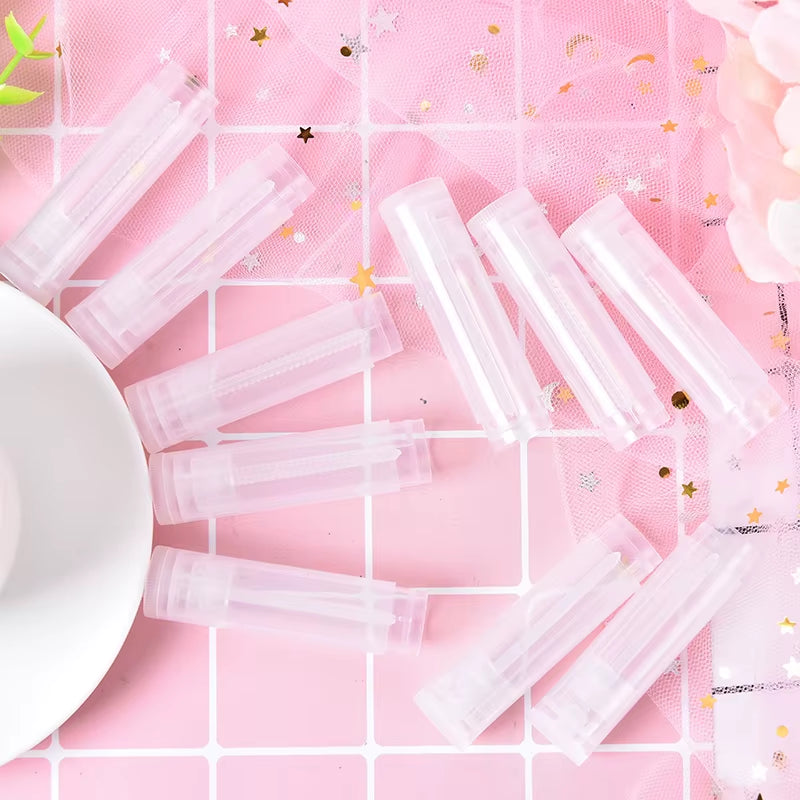 100Pcs 5Ml Empty Lipstick Bottle Lip Gloss Tube Lip Balm Tube Container with Cap