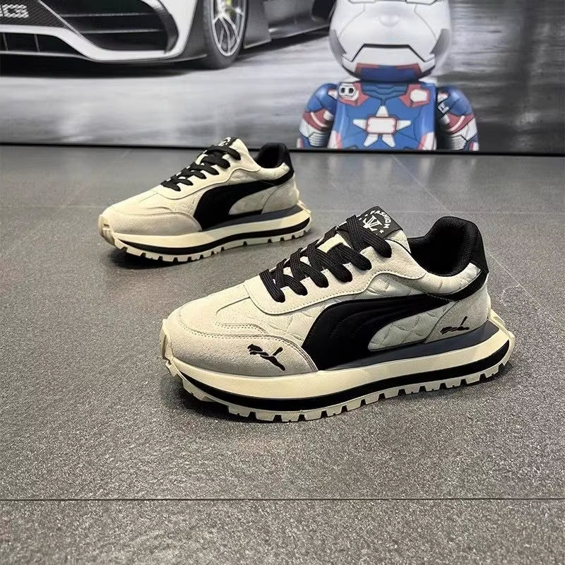 Casual Shoes Men'S Sports Shoes Summer Casual Thick Soled Men'S Shoes Soft and Comfortable Non-Slip Outdoor Fashion Board Shoes