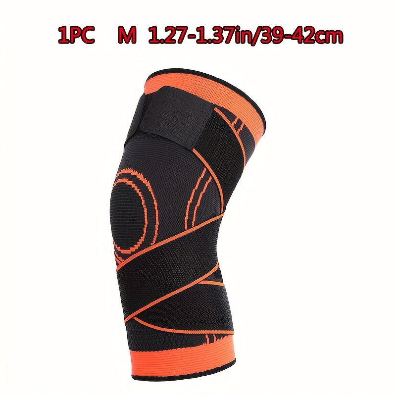 1pc Strap Knee Protector Sports Knee Support Adjustable Compression Breathable Joint Protection Sports Knee Protector Strap Compression Basketball Running Beauty Fashion