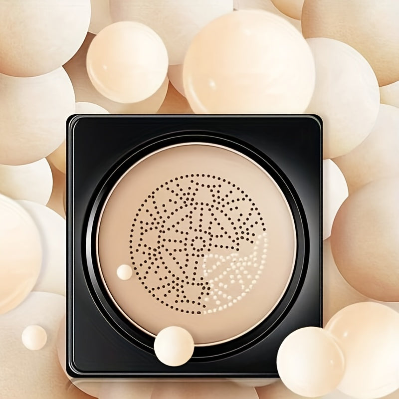 Mushroom Head Foundation BB Cream - Full Coverage, Long-Lasting Moisturizing Concealer for All Skin Types, Natural Nude Finish with Floral Packaging, Longlasting Foundation | Artistic Packaging | Vibrant Design Beauty Fashion