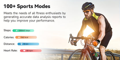 FAWEIO Smart Watch For Men Women Wireless Call, 1.95" Smartwatch With 100+ Sport Modes, Fitness Activity Tracker Pedometer, Built-in Alexa, For iPhone & Android, Perfect Gift For Family And Friends