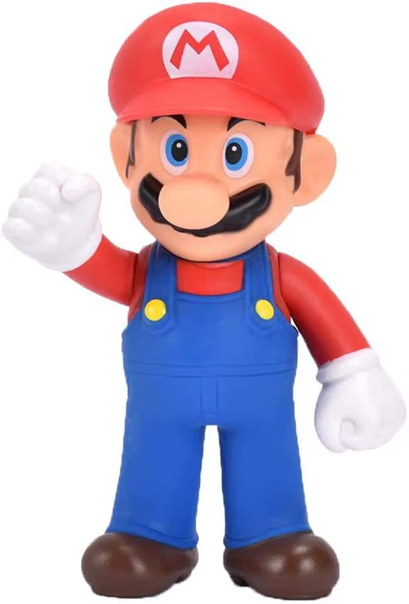 Super Mario Bros Dolls Yoshi Princess Peach Toad Anime PVC Action Figure Toys Mario Luigi Decoration Model Kids Toys Gifts