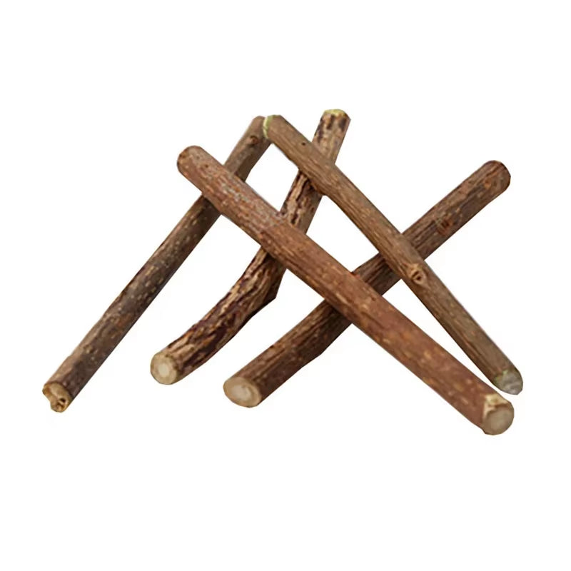 15Pcs Pet Cat Toys Natural Catnip Cat Molar Stick Mint Caught Bite Excited Rods Silvervine for Cat Teeth Cleaning Treating