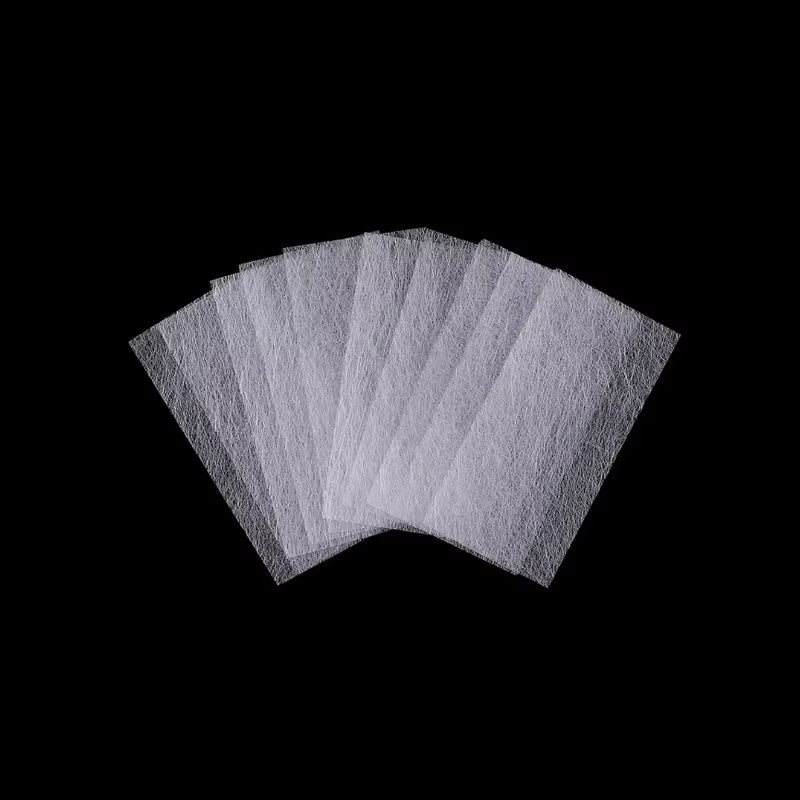 Fiberglass Nail Extension Non-Woven Silks Form Wrap Manicure Build UV Gel Acrylic Nail Extension Glass Fiber Paper