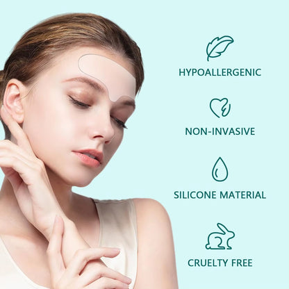 Reusable Silicone Patches anti Rimpel Pads Silicone Wrinkle Removal Sticker Face Forehead Neck Eye Sticker Skin Care Patch