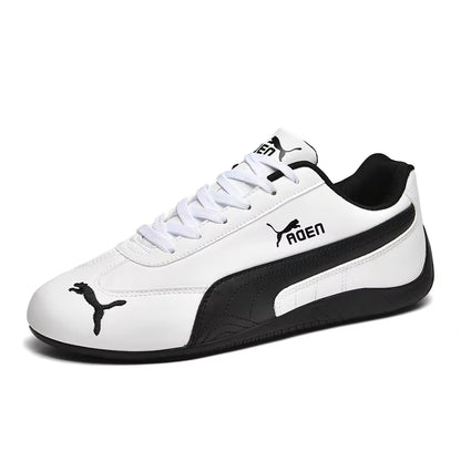 The Genuine Leather Lightweight Soft-Soled Forrest Gump Sneakers Are Fashionable and Versatile Low-Top Sports and Casual Shoes
