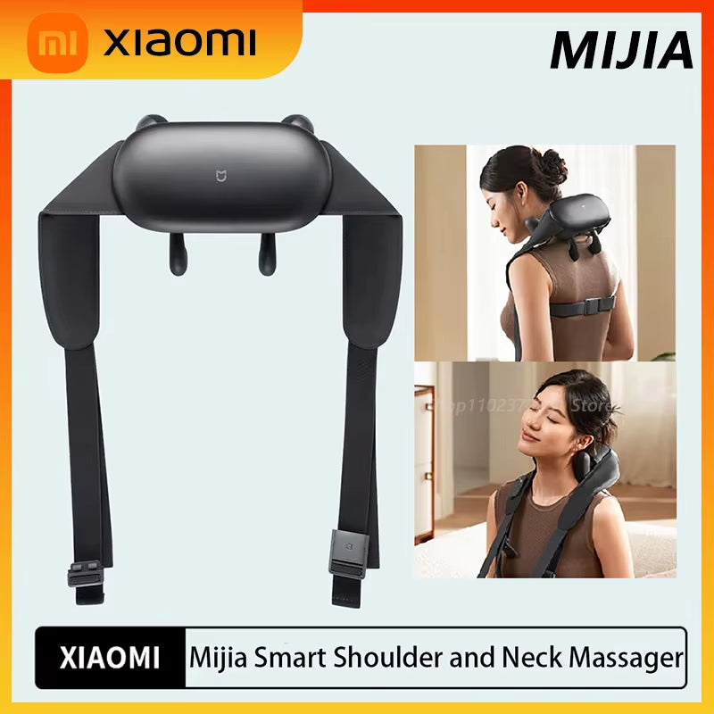 New  Mijia Smart Shoulder and Neck Massager Spa-Level Warm Heat Compress Shoulder and Neck Massager for Mi Home App