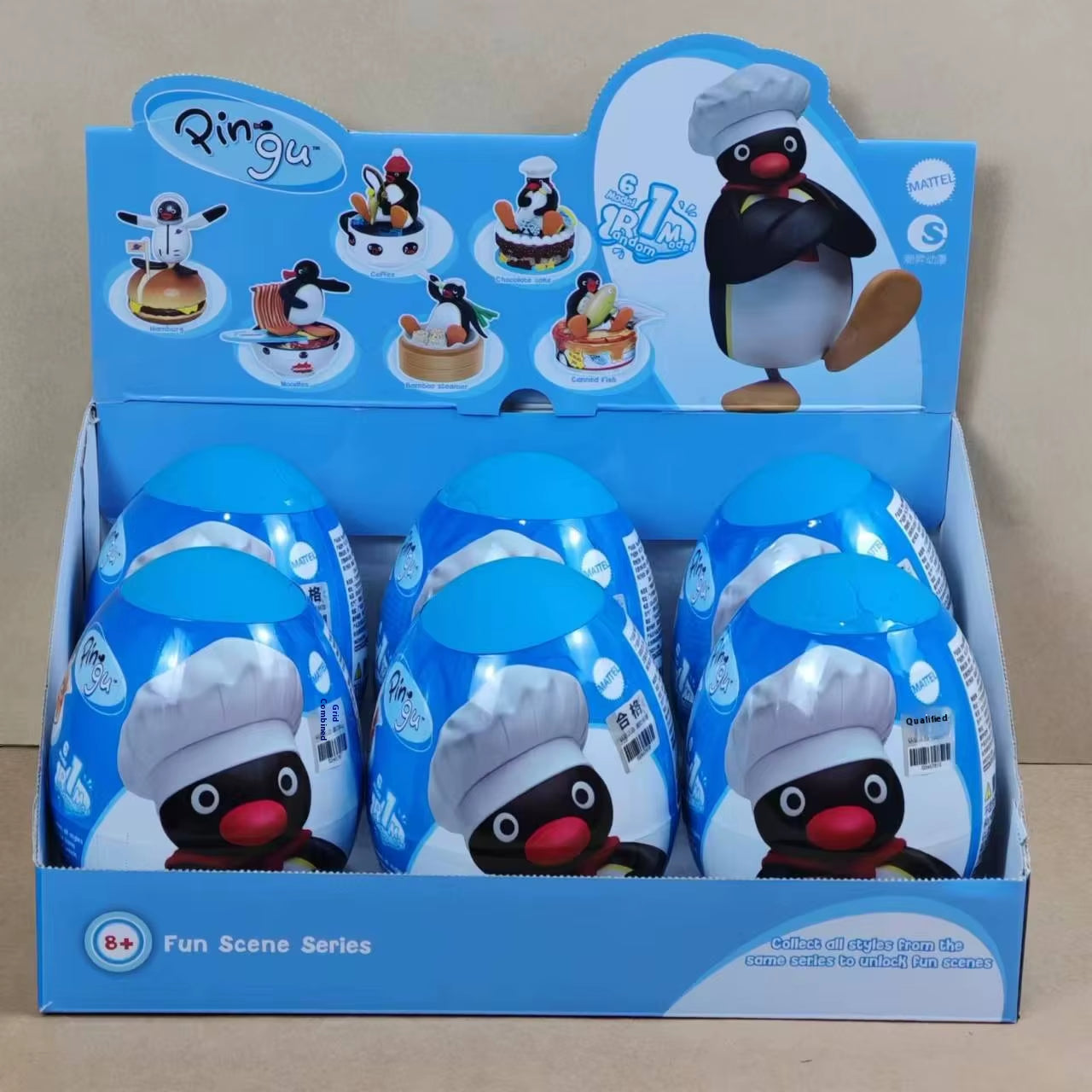 Anime Pingu Gashapon Blind Box Cute Surprise Mystery Boxes Figures Model Toys Cartoon Kawaii Desktop Decor Accessories Kid Gift