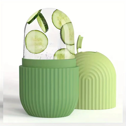 Facial Beauty Ice Grid, Silicone Roller Mold, Ice Ball Tray and Ice Cubes in One, Lifting the Skin and Soothing Acne Redness