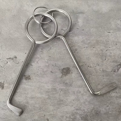 Portable Tool for Unlocking Doors Featuring a Universal Torque Wrench Suitable Outdoor Use Opening Doors When Keys Are Forgotten