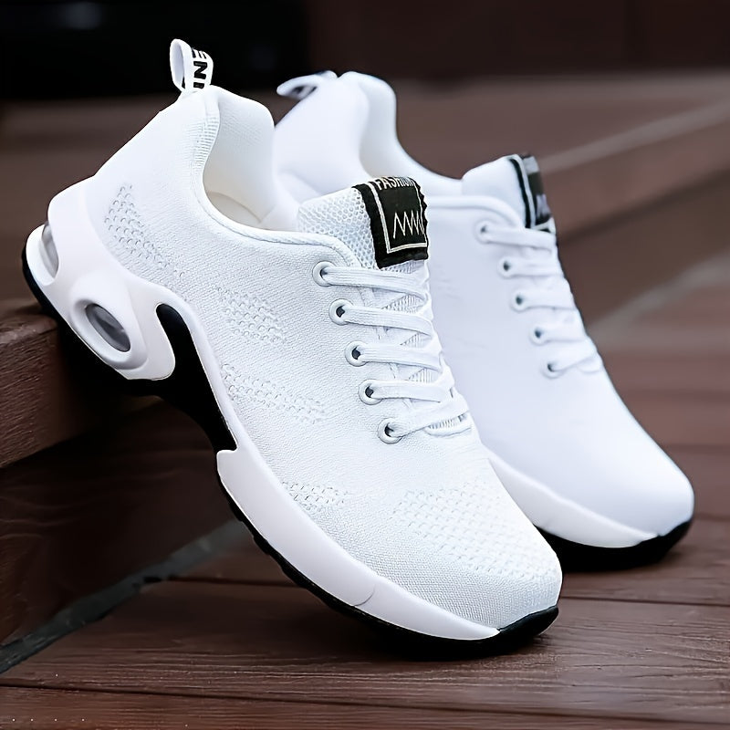 Lightweight Stylish Sneakers - Airy Mesh Comfort, Vibrant Monochrome - Ideal for Casual Sport & Outdoor Activities Beauty World Shop