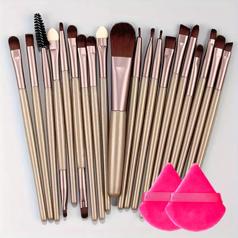 20Pcs Makeup Brush Set Eyeliner Brush Blending Brush Makeup Brushes for Cheeks Eye Cosmetic Foundation Brush Make up Brushes Set