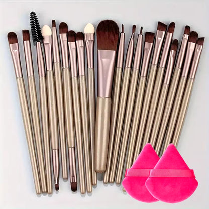 20Pcs Makeup Brush Set Eyeliner Brush Blending Brush Makeup Brushes for Cheeks Eye Cosmetic Foundation Brush Make up Brushes Set