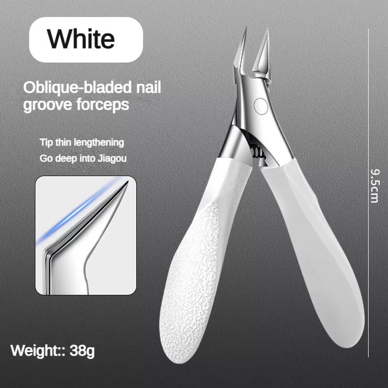 Professional Multi-Functional Labor-Saving Nail Clippers, Precision Tip Scissors for Ingrown Toenails, Thick/Hard Toenails