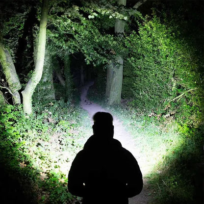 1X Waterproof Tactical Flashlights Portable LED Camping Lamps 3-Mode Handheld Powerful LED Torch Light Lanterns Self Defense