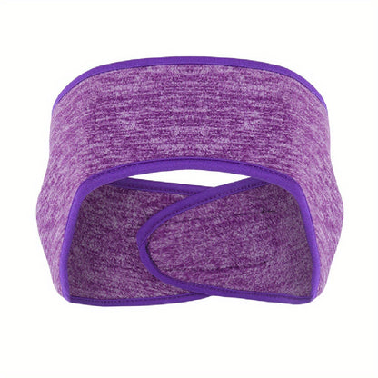 Winter Fleece Headband, Sport Earmuffs, Windproof Stretchy Ear Covers, Ski Workout Sweatband, Thermal Moisture Wicking Sport Headbands - For Men & Women - For Winter Sports & Outdoor Activities - Perfect Gift for Cold Weather Beauty World Shop