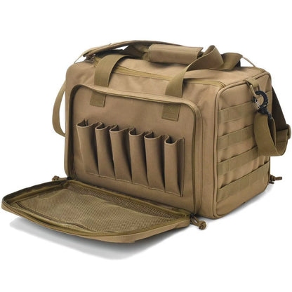 Gun Range Bag Tactical Molle Storage Pouch Men Multifunctional Pack Sports Shoulder Bag Outdoor Hunting Camping Climbing Bags