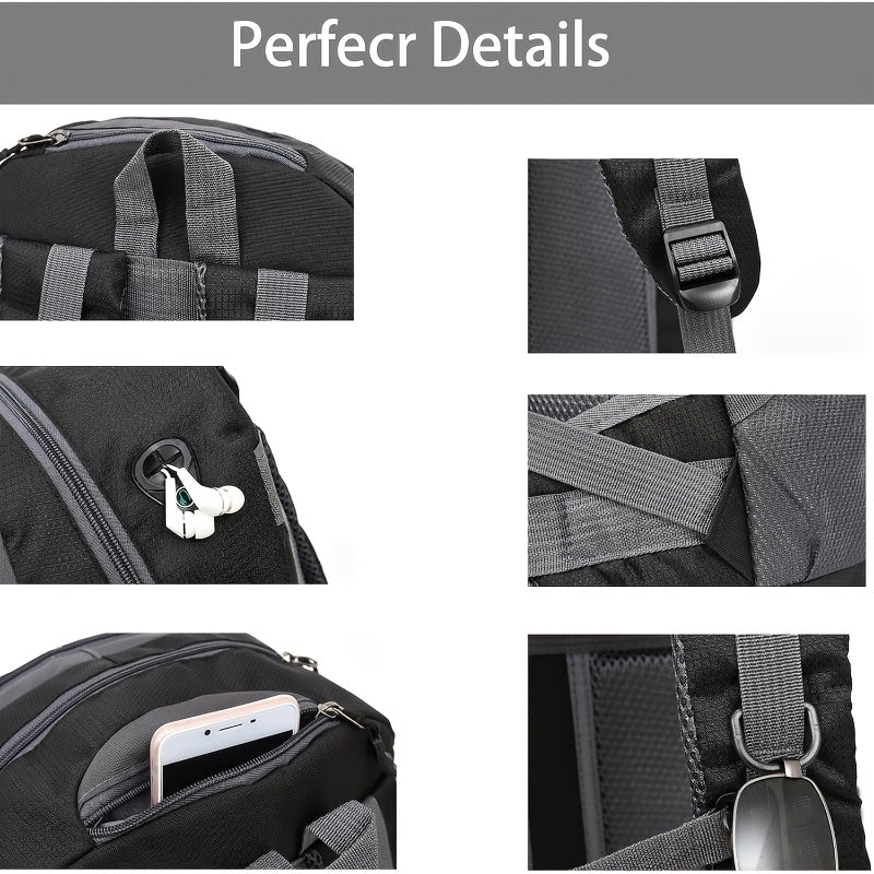 [Lightweight Daypack] Lightweight 40L Hiking Daypack Backpack | 1pc Computer Protection High Quality Laptops Backpack for Men And Women Camping Climbing Outdoor Sport Large Capacity Traveling Valentine's Day Gifts for Men Cam