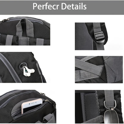 [Lightweight Daypack] Lightweight 40L Hiking Daypack Backpack | 1pc Computer Protection High Quality Laptops Backpack for Men And Women Camping Climbing Outdoor Sport Large Capacity Traveling Valentine's Day Gifts for Men Cam