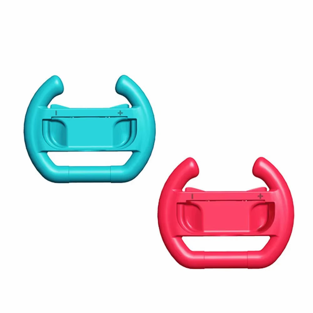 2 PCS Gaming Racing Steering Wheel Grip for Nintendo Switch OLED Joy Con Controller Grip Racing Wheels Gamepad Accessories