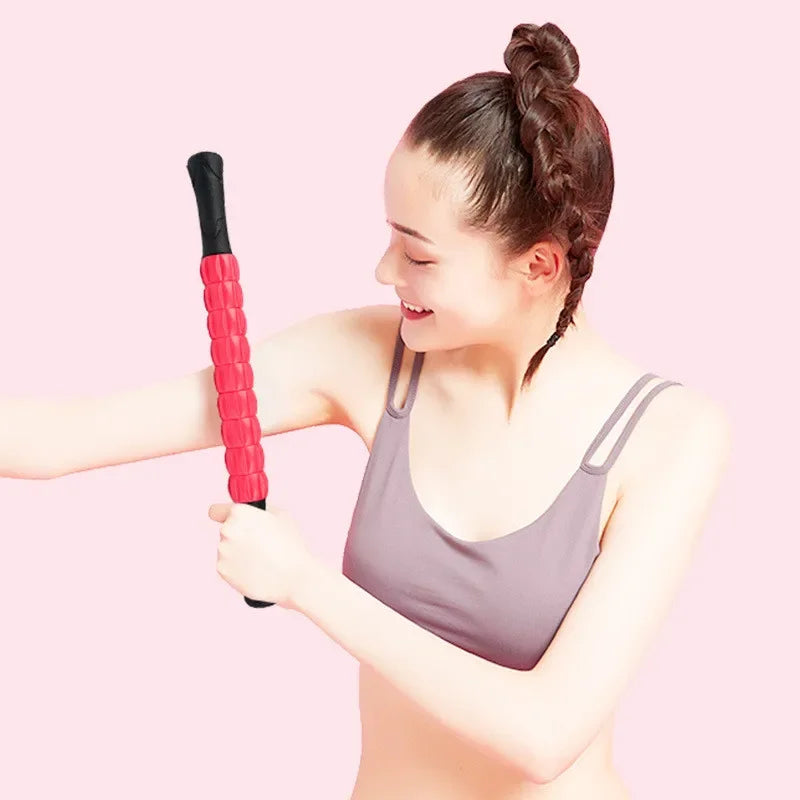 1Pcs Yoga Massage Stick Roller Fitness Body Massage Roller Body Massager for Relieving Muscle Soreness Massage Fitness Sticks