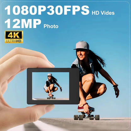 4K Outdoor Wifi Action Camera Helmet Video Recording 4K/30FPS Wifi 2.0 170DGPS 4X Zoom Underwater Waterproof Sports Camera