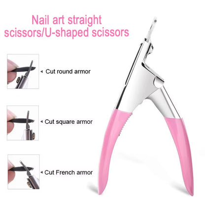 False Acrylic Tips Clipper Manicure Clamp False Manicure Tools Clippers Special Type Cut Cut Clipper Nail Manicure Tools ZJJ01