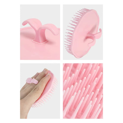 Scalp Massager Shampoo Brush Multiple Colors Hair Scrubber for Deep Cleansing Exfoliating Stimulating Hair Growth