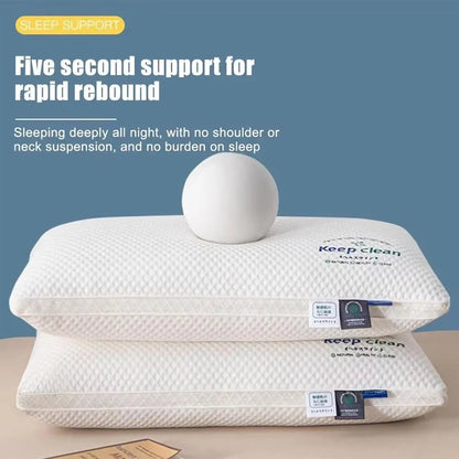 ZT1 High Elasticity anti Collapse 3D Soft Neck Protection Single Sleep Aids Pillow Hotel Home Bedding Body Pillow