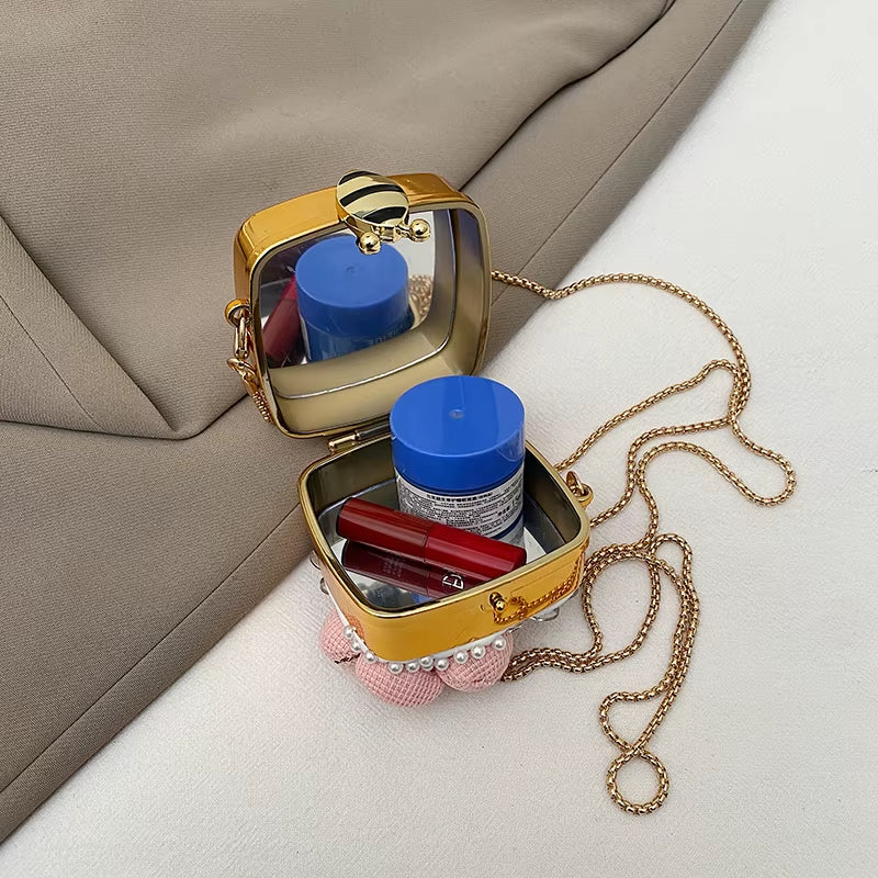 Fashion Mini Bags for Women Luxury Designer Evening Bag Female Wedding Party Bag Ladeis Chains Crossbody Bags Small Shoulder Sac
