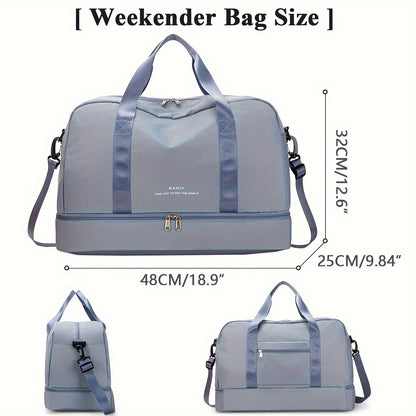 Versatile Carry-On Duffle Bag with Large Capacity and Lightweight Design - Perfect for Travel, Sports, and More Beauty Fashion