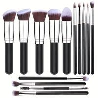 14Pcs Silver Black 1