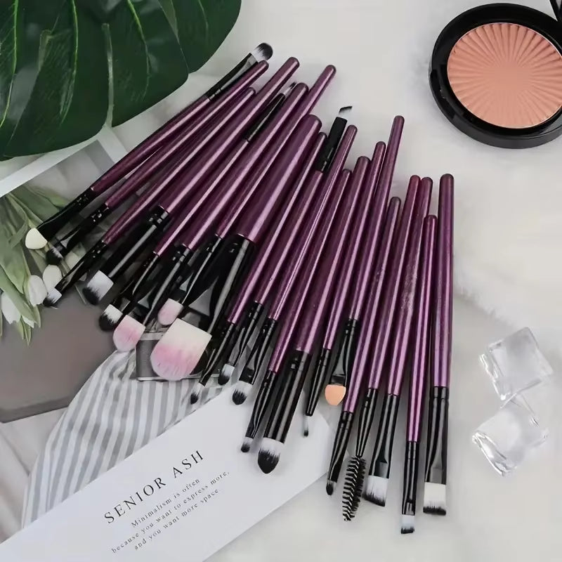 20Pcs Makeup Brush Set Eyeliner Brush Blending Brush Makeup Brushes for Cheeks Eye Cosmetic Foundation Brush Make up Brushes Set