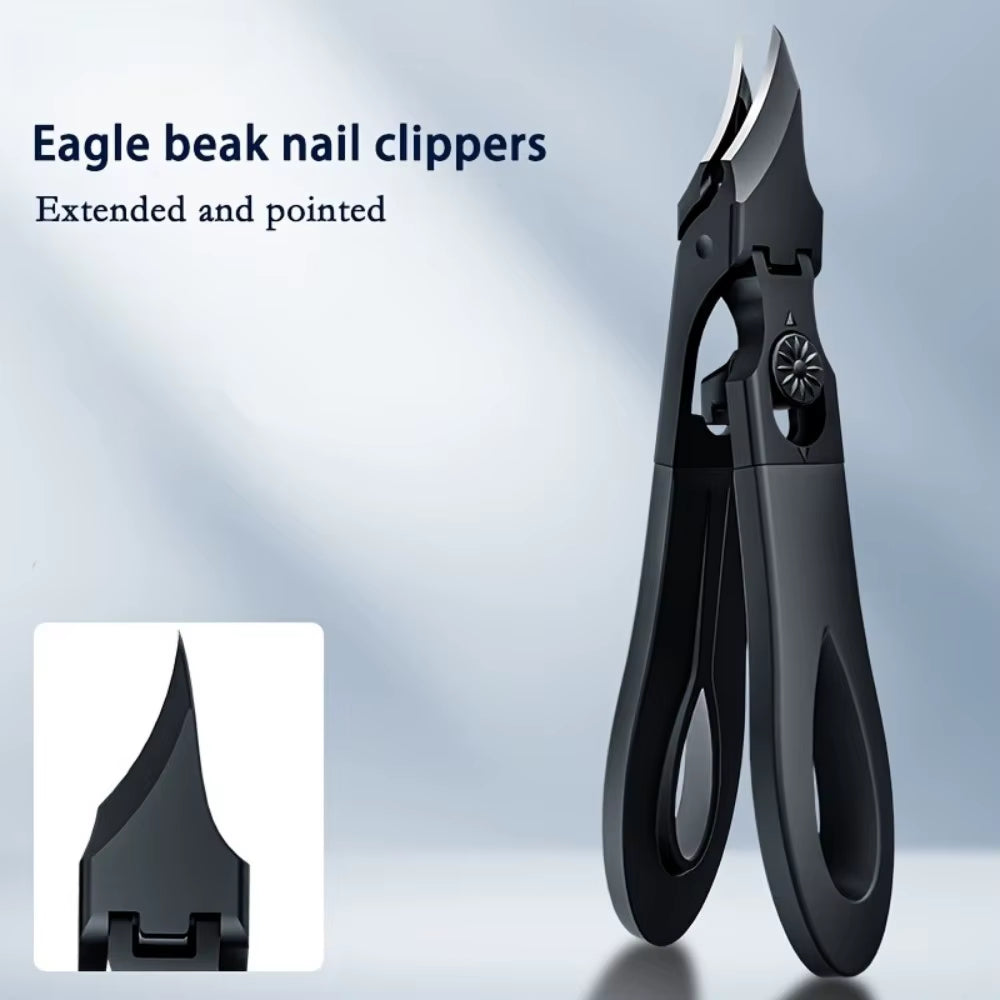 Professional Super Sharp Slanted Nail Clippers Opening Anti-Splash Nail Clipper Stainless Steel Toenail Pliers Manicure Tools