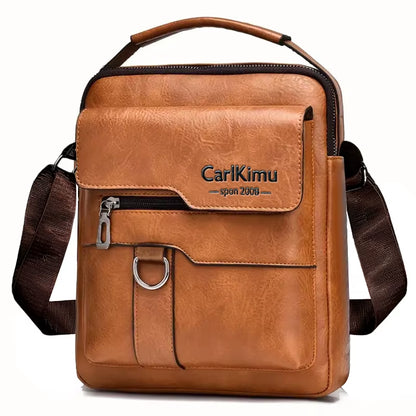 Vintage Messenger Bag with Adjustable Strap, Lightweight Design for Business & Daily Use, Perfect Valentine Gift for Men