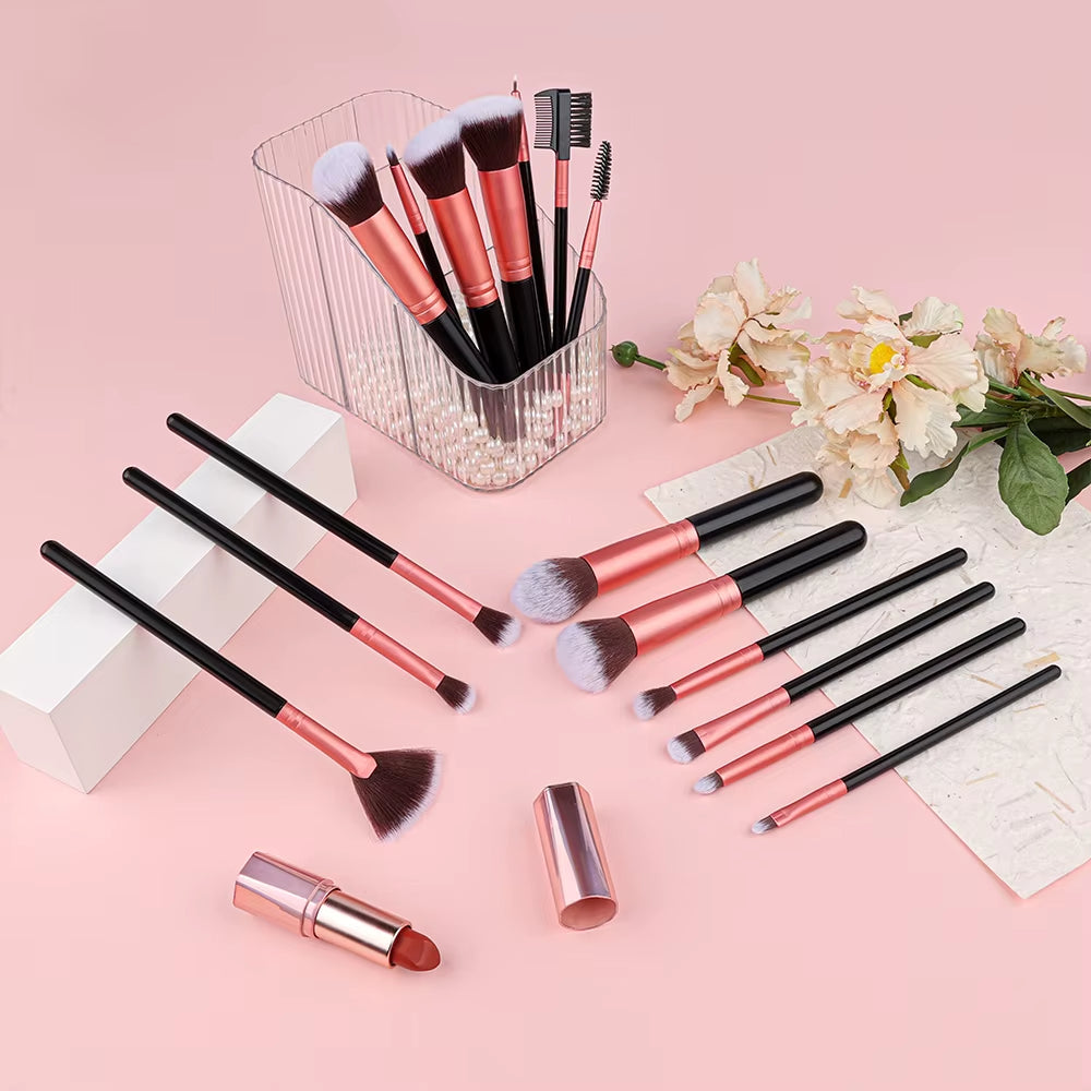 Professional 14/16PCS Makeup Brushes Set Soft Fluffy Eye Shadow Foundation Blush Powder Concealers Female Cosmetics Beauty Tools