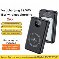Bk 22.5W 15W 6X18650