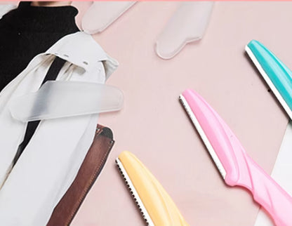 3Pcs Women'S Razors Makeup Facial Eyebrow Lip Razor Hair Remover Sharp Stainless Steel Cutting Knife Safety Razor