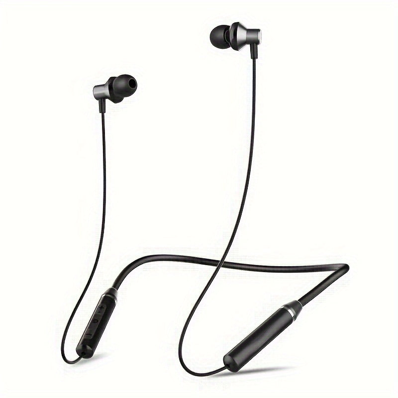 HE05 Neckband Wireless Headphones Hi-Fi Stereo Sound Sport Wireless Earphones Comfortable Wearing Wireless Headset Compatible with all mobile phones Can Be Used As A Birthday Gift Holiday Gifts