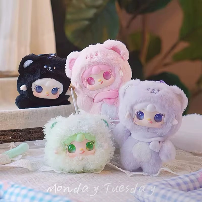 Yooki V4 Takes a Bite Bear Series Plush Blind Box Creative Cute Doll Backpack Pendant Keychain Mysterious Box Surprise Fun Gifts