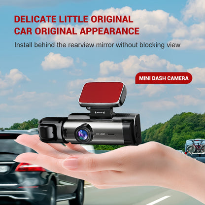 NTTAMHM Dual Camera Dash Cam with 3.16" IPS Screen, IR Night Vision, Loop Recording, Wide Angle Lens, Motion Detection, View Angle, Dual Cameras, Car Dash Cam, Modern Car Accessory, Driving Enthusiasts Beauty Fashion
