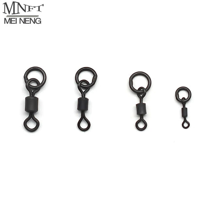 40Pcs Quick Change Flexi Ring Swivel Rig Making Terminal Tackle Carp Fishing Accessories