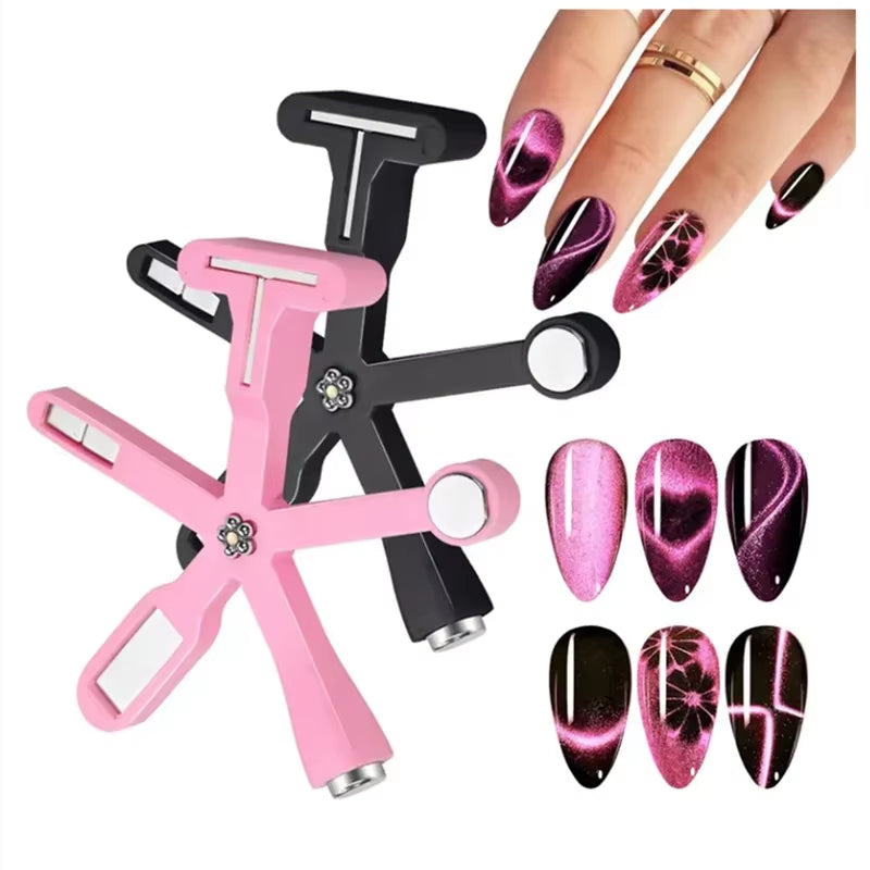 5/6-IN-1 Strong Magnetic Stick for Cat Eye Gel Polish Nail Magnet Tool Magnet Pen Nails Art Design Glitter Effect Manicure Tools